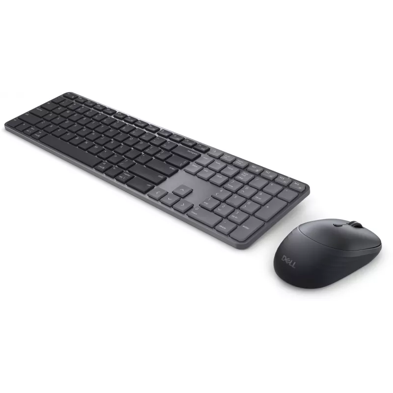 DELL Pro 7 teclado delgado KM726 ratón incluido Home/Office RF inalámbrico + Bluetooth QWERTZ alemán negro