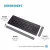 HP 230 combinación inalámbrica de ratón y teclado, negro, ratón incluido