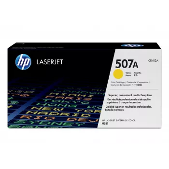 HP 507A Amarillo Original Cartucho de tóner LaserJet