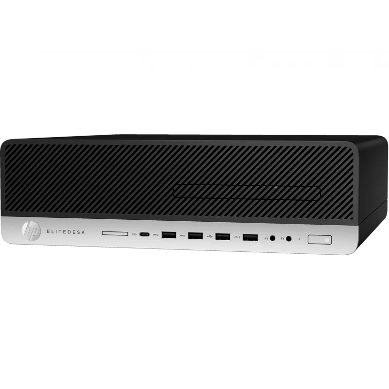 T1A HP EliteDesk 800 G5 reacondicionado Intel® Core™ i5 i5-9500 16 GB DDR4-SDRAM 512 GB SSD Windows 11 Pro SFF PC Negro, Plata