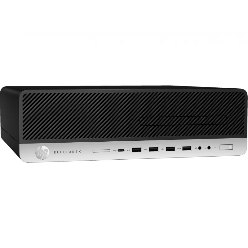 T1A HP EliteDesk 800 G5 reacondicionado Intel® Core™ i5 i5-9500 16 GB DDR4-SDRAM 512 GB SSD Windows 11 Pro SFF PC Negro, Plata