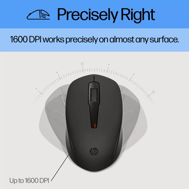 Conjunto de teclado y ratón con cable HP 150 — teclado tamaño completo USB (membrana), negro, ratón incluido
