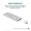 HP 230 combinación inalámbrica de ratón y teclado, blanco, ratón incluido