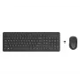 Conjunto inalámbrico de teclado y ratón HP 330 — teclado tamaño completo, RF Wireless, negro, ratón incluido