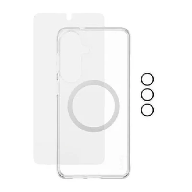 Protector de pantalla PanzerGlass CARE 3 en 1 para Samsung Galaxy S Plus 2026 — Set PanzerGlass CARE