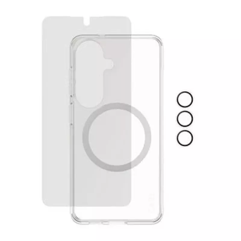 Funda para móvil PanzerGlass CR67643 16 cm (6,3 inch) carcasa negra, transparente