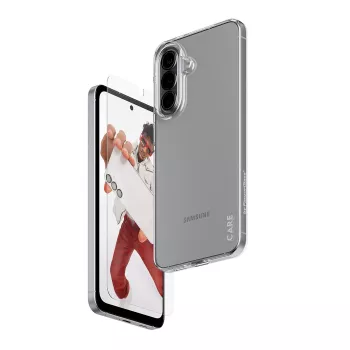 PanzerGlass CARE Pack 2 en 1 para Samsung Galaxy A57 (CR37016), protector de pantalla y funda
