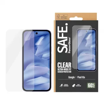 Protector de pantalla PanzerGlass SAFE. by ® para Google Pixel 10a 5G | Ultra-Wide Fit