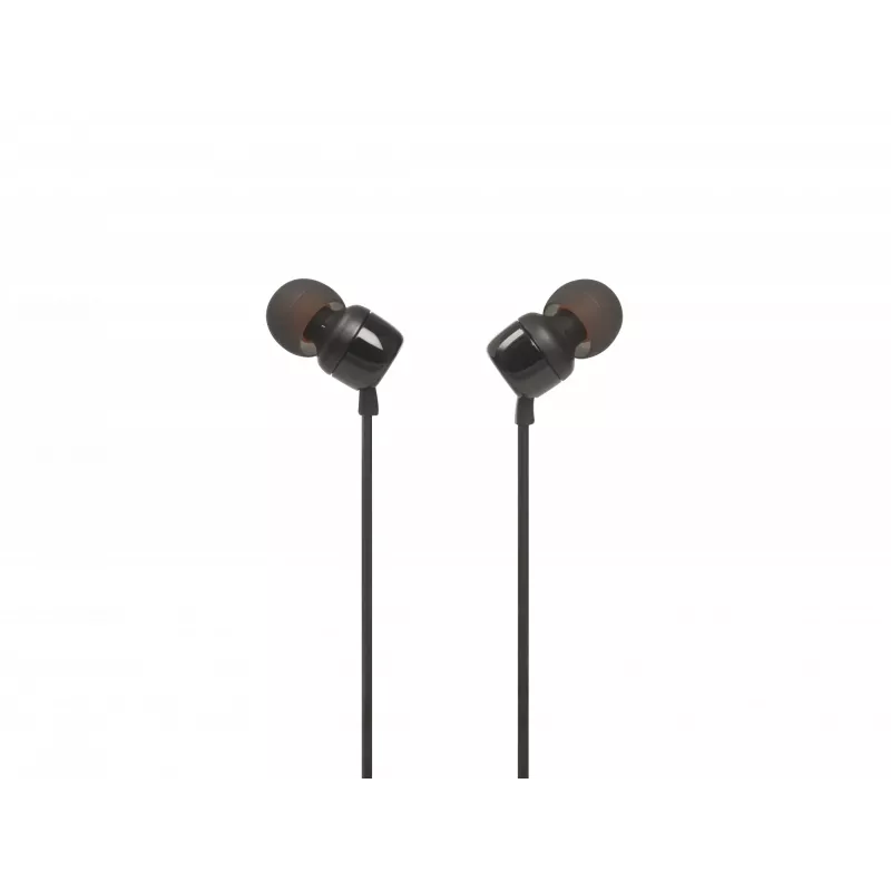 JBL Tune 110 negro, con cable, 20 - 20000 Hz, música, auricular, negro