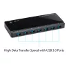 TP-Link UH720 USB 3.2 Gen 1 (3.1 Gen 1) Micro-B 5000 Mbit/s negro