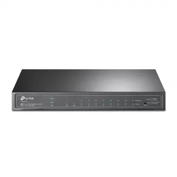 Switch TP-Link JetStream 8-Port Gigabit Smart PoE+ con 2 ranuras SFP
