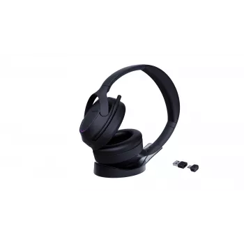 Yealink BH78 headset cableado e inalámbrico diadema llamadas/música USB Type-C / USB Type-A Bluetooth base de carga negro