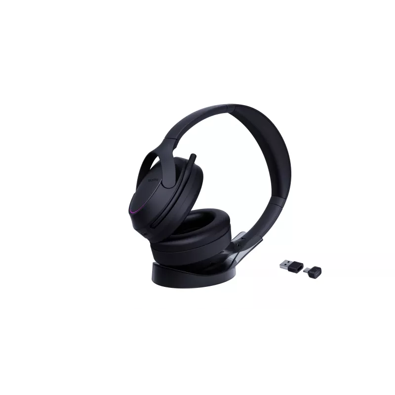 Yealink BH78 headset cableado e inalámbrico diadema llamadas/música USB Type-C / USB Type-A Bluetooth base de carga negro