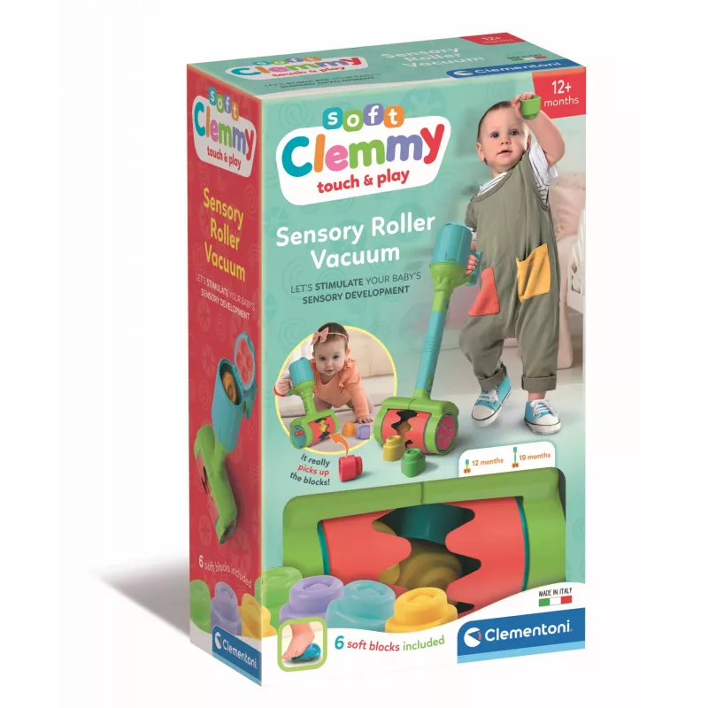 Clementoni Clemmy aspiradora blanda, juego de construcción, 1 año(s), 6 uds., 110 g