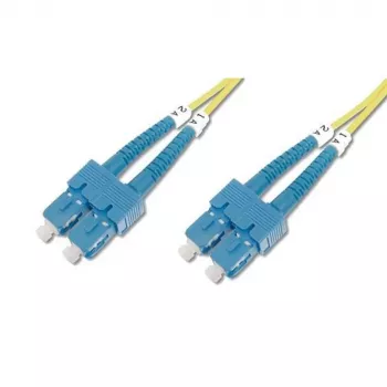Techly cable de fibra óptica SC/SC monomodo 9/125 OS2 5m, 5 m, OS2, SC, SC