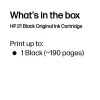 Cartucho de tinta original HP 21 negro, negro, 1 ud., 190 páginas