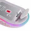 Mars Gaming MMW3W, ratón gaming inalámbrico, RGB Flow, ultraligero 79 g, 3200 DPI, blanco
