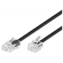Microconnect MPK451S Cable de teléfono 1 m Negro