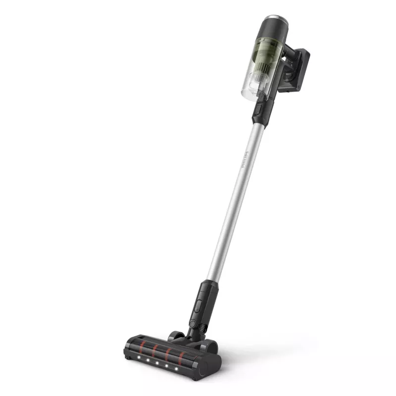 Aspirador escoba Philips XC3033/01 — 25,2V litio-ion, sin bolsa ciclónico, 1,5 kg, aspirador de mano desmontable, verde/negro
