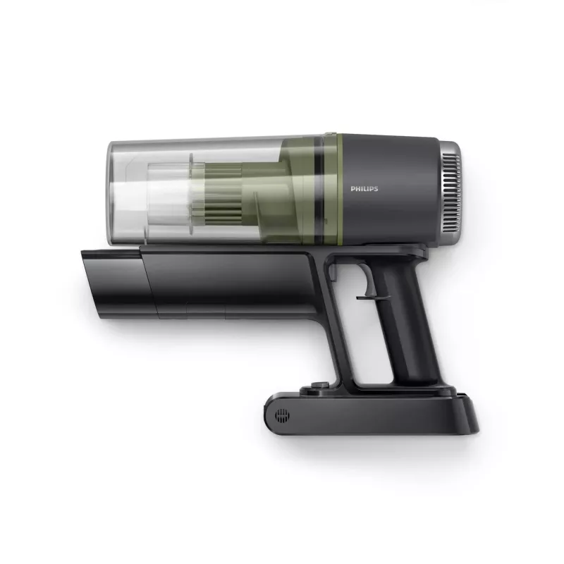Aspirador escoba Philips XC3033/01 — 25,2V litio-ion, sin bolsa ciclónico, 1,5 kg, aspirador de mano desmontable, verde/negro