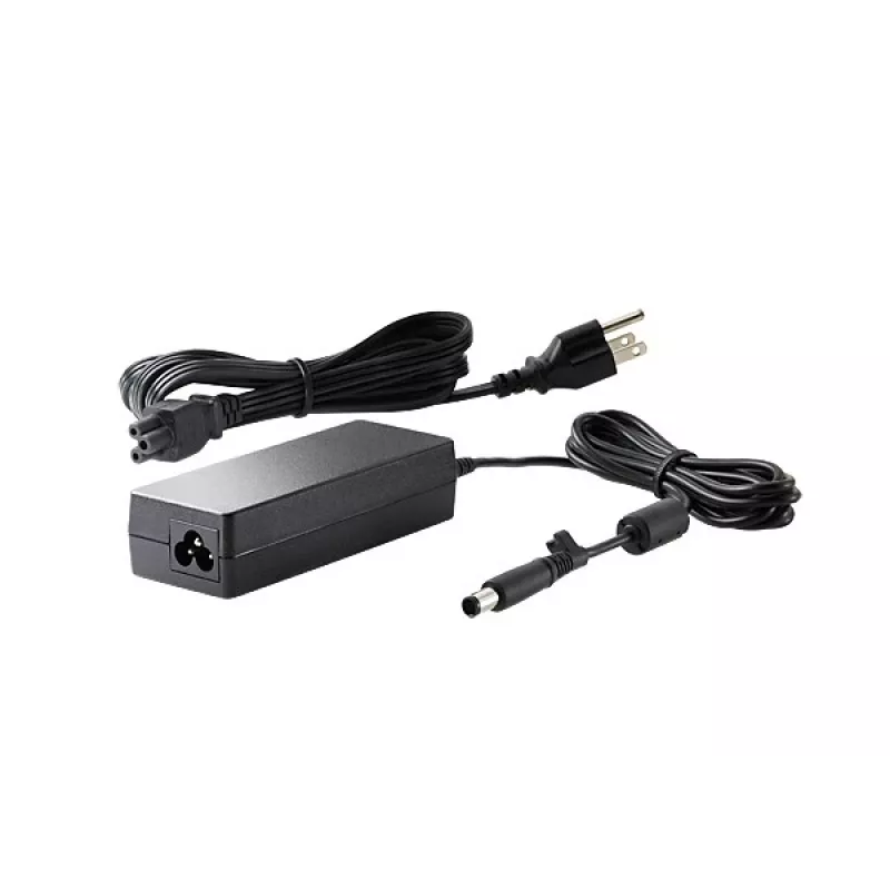HP 65W Smart AC Adapter Fuente de alimentación/cargador Interior Negro