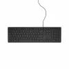DELL Teclado con cable – KB216 – UK (QWERTY) – Negro, Tamaño completo (100%), Con cable, USB, QWERTY, Negro