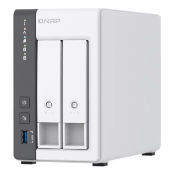 QNAP TS-216G Servidor NAS/almacenamiento Torre Cortex-A Cortex-A55 4 GB HDD Blanco