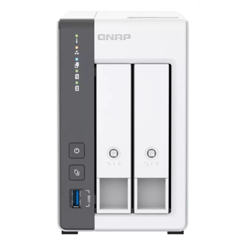 QNAP TS-216G Servidor NAS/almacenamiento Torre Cortex-A Cortex-A55 4 GB HDD Blanco