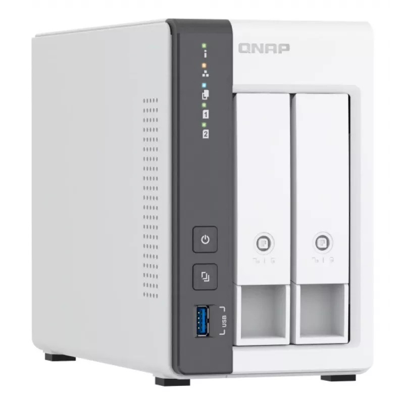 QNAP TS-216G Servidor NAS/almacenamiento Torre Cortex-A Cortex-A55 4 GB HDD Blanco