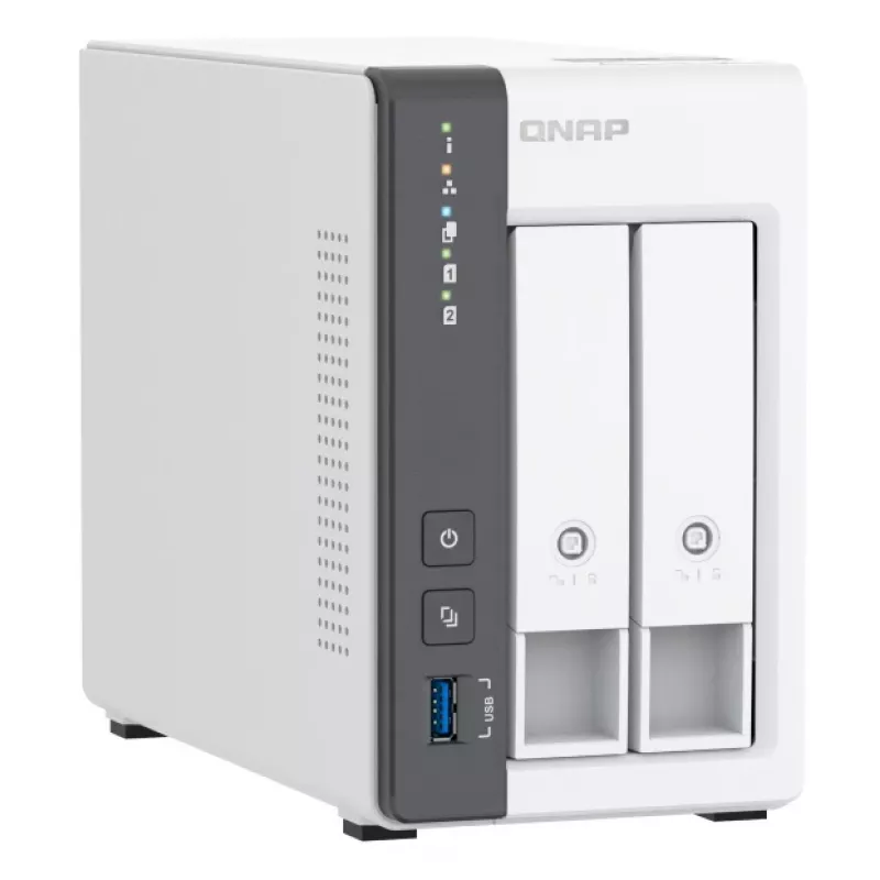 QNAP TS-216G Servidor NAS/almacenamiento Torre Cortex-A Cortex-A55 4 GB HDD Blanco
