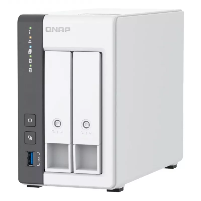 QNAP TS-216G Servidor NAS/almacenamiento Torre Cortex-A Cortex-A55 4 GB HDD Blanco