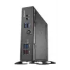Shuttle XPC Barebone delgado DS50U, Intel Celeron 7305, 2x LAN (1x 2.5Gbit, 1x 1Gbit), 1xCOM, 1xHDMI, 1xDP, 1x VGA, sin ventilador, funcionamiento continuo 24/7