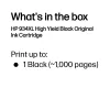HP 934XL Alto rendimiento Negro Cartucho de tinta original, Negro, 1 ud., 1000 páginas