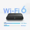TP-Link AX1500 Router de viaje Wi-Fi 6, Wi-Fi 6 (802.11ax), Doble banda (2,4 GHz / 5 GHz), Ethernet LAN, Negro, Router portátil