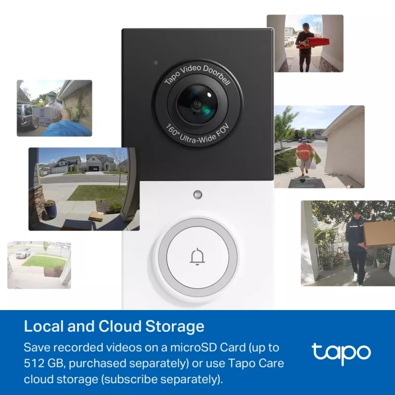 TP-Link Tapo Videoportero con cámara 1 × D210, 1 × D100C, H.264, 3 MP, 2304 x 1296 píxeles, 1296p, CMOS, 25,4 / 3 mm (1 / 3 pulgadas)