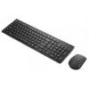 Teclado y ratón inalámbricos Lenovo 4X31N50746 QWERTY US-Inglés Negro