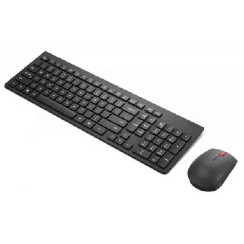 Teclado y ratón inalámbricos Lenovo 4X31N50746 QWERTY US-Inglés Negro