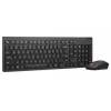 Teclado y ratón inalámbricos Lenovo 4X31N50746 QWERTY US-Inglés Negro