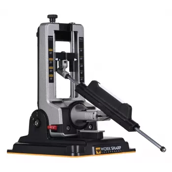 Afilador de cuchillos Work Sharp Professional Precision Adjust 09DX068 — Afilador de paso, ángulo ajustable, negro, carcasa de nailon