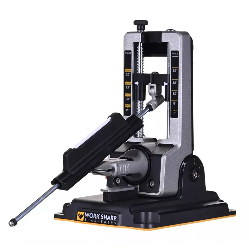 Afilador de cuchillos Work Sharp Professional Precision Adjust 09DX068 — Afilador de paso, ángulo ajustable, negro, carcasa de nailon