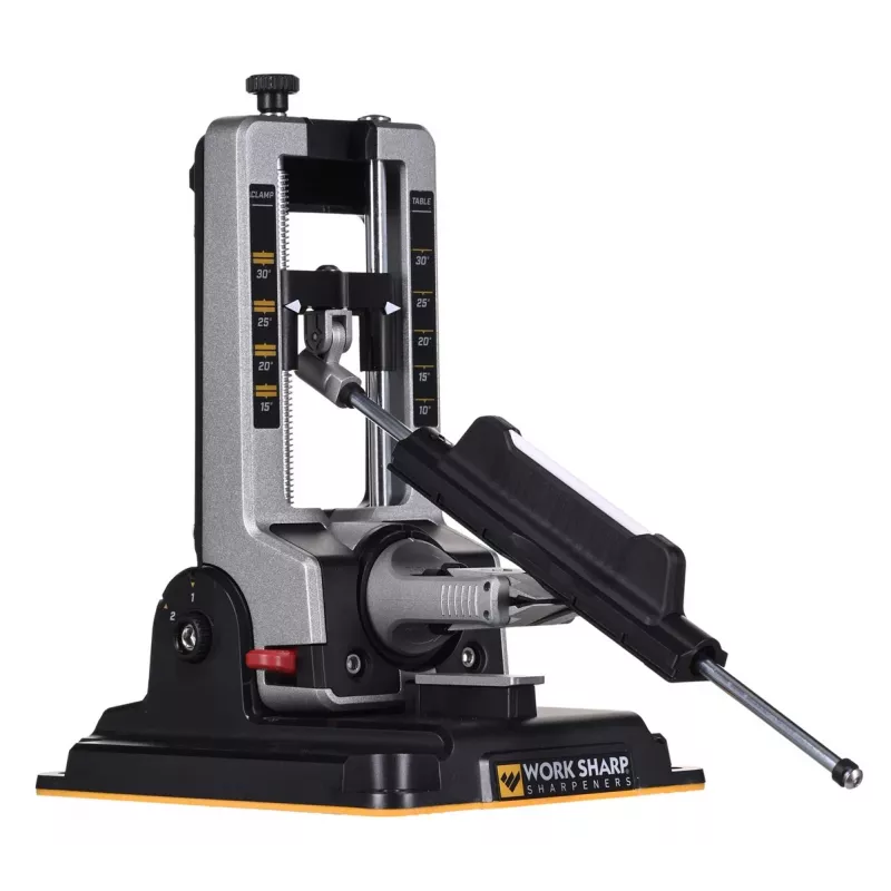 Afilador de cuchillos Work Sharp Professional Precision Adjust 09DX068 — Afilador de paso, ángulo ajustable, negro, carcasa de nailon