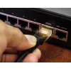 Cable de red Extralink Par trenzado CAT6 FTP Exterior 305m Negro