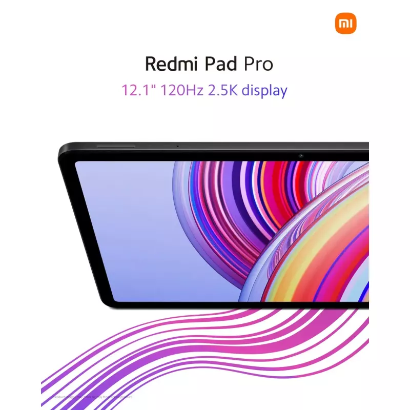 Tablet Xiaomi Redmi Pad Pro 12,1 pulgadas 2,5K 2560x1600 Qualcomm 7s Gen 2 6 GB RAM 128 GB Grafito