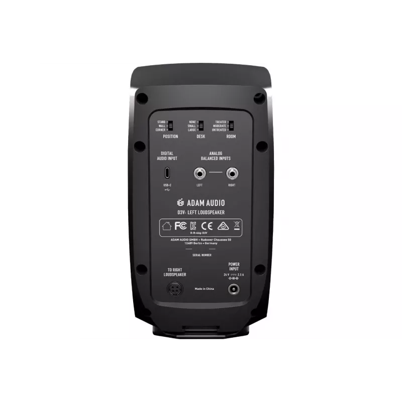 Adam Audio D3V Negro - par de monitores de estudio