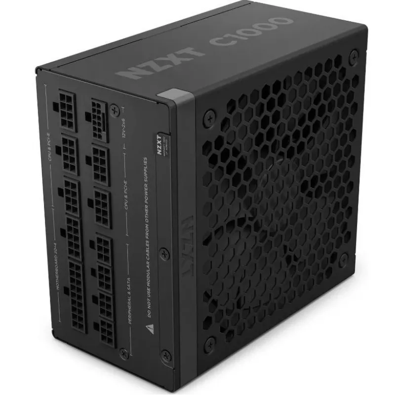 Fuente de alimentación | NZXT | PA-0G2BB-EU | 1000 Watt | Eficiencia 80 PLUS GOLD | MTBF 100000 horas | PA-0G2BB-EU