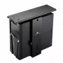 Soporte para ordenador bajo el escritorio MACLEAN MC-885, ajustable, regulación manual de altura, para hasta 10 kg, negro