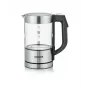Hervidor SEVERIN WK3458, 0,5 L, 1100 W, cristal y acero inoxidable, 5 ajustes de temperatura, inalámbrico