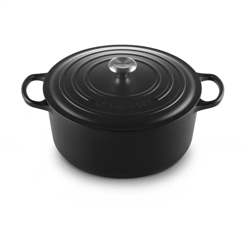 Le Creuset Signature Olla redonda 8,1 l Negro 30 cm