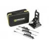 Afilador de cuchillos de paso Work Sharp Precision Adjust Elite 09DX066 — ángulo ajustable, piedras de diamante, acabado de cuero, funda de nailon
