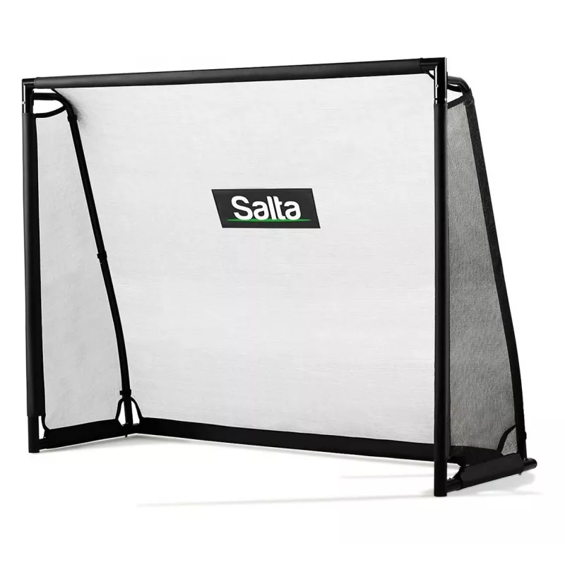 Portería de fútbol autoportante Salta 5125 para niños negra 220x80x170 cm